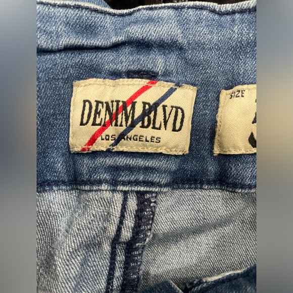 Size 3 Vintage Denim Blvd Jeans High Rise Waist W/cute Pleats - Picture 8 of 8